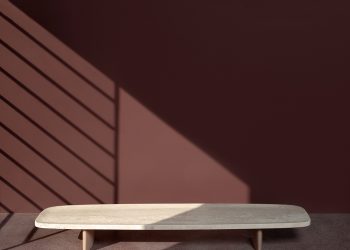 Minimalist Low Board "Matéria" by Christian Haas