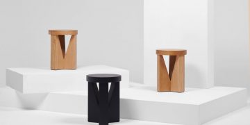 Minimalist Stool "MC20 CUGINO" by Konstantin Grcic