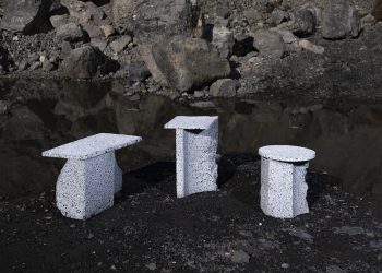 The Collection of Furniture Pieces "Moon Rock" by Studio Furthermore