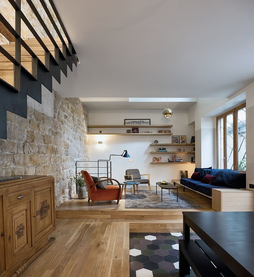 Small Family Home by Alia Bengana + Capucine de Cointet Architectes in Paris, France