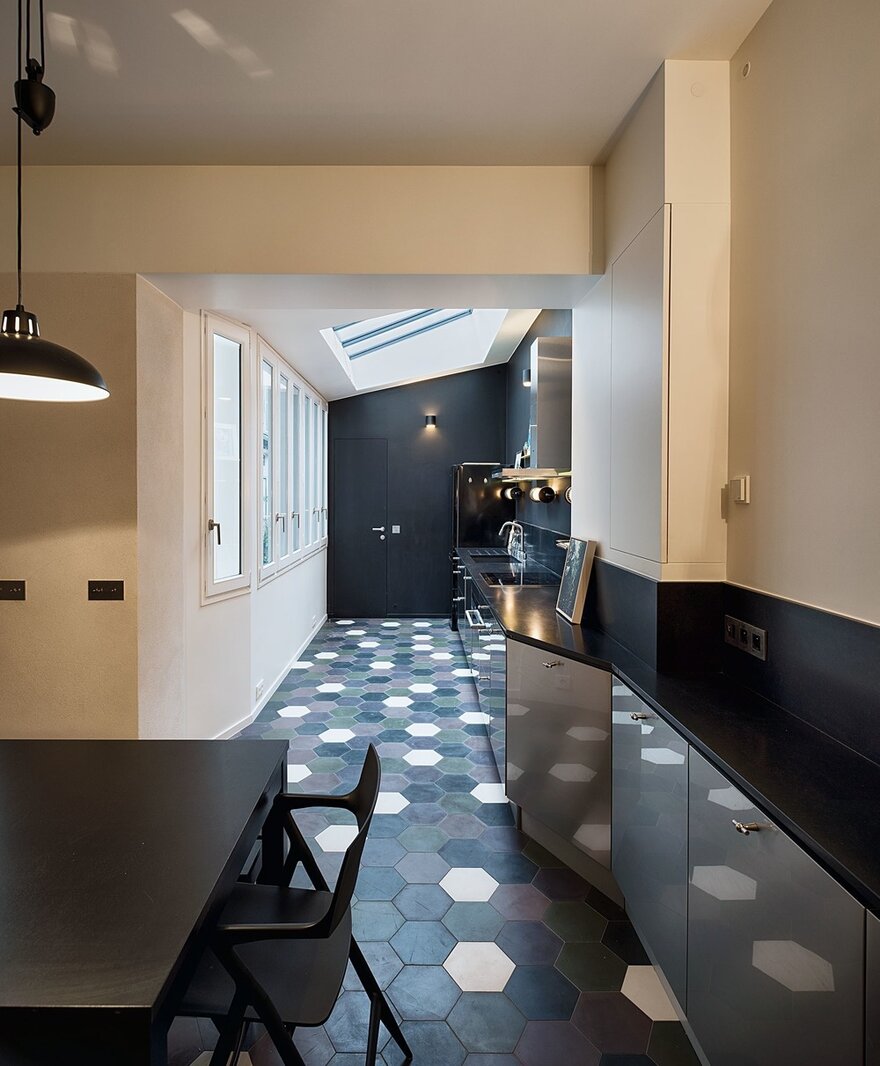 Small Family Home by Alia Bengana + Capucine de Cointet Architectes in Paris, France
