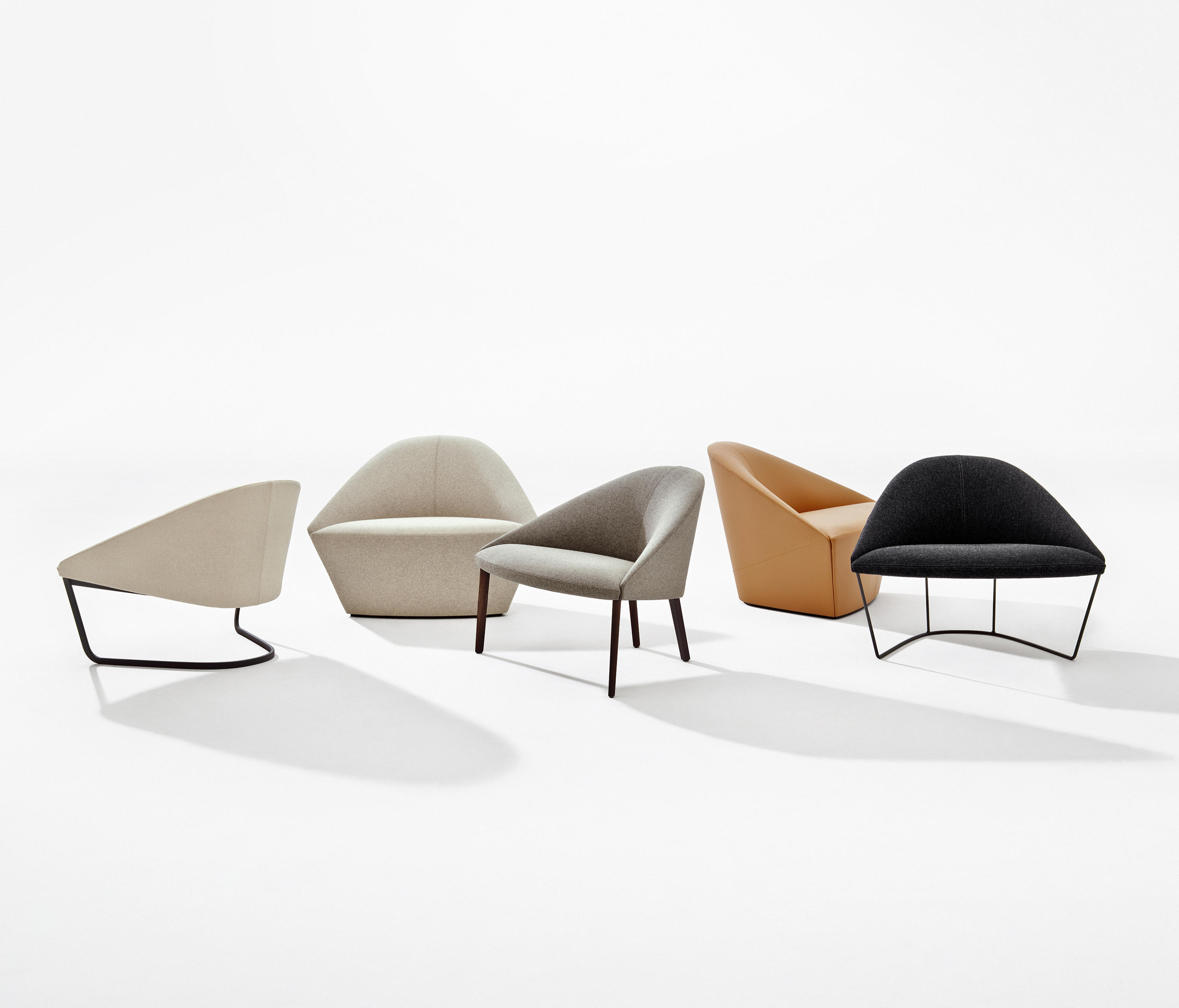 Colina Armchairs by Arper