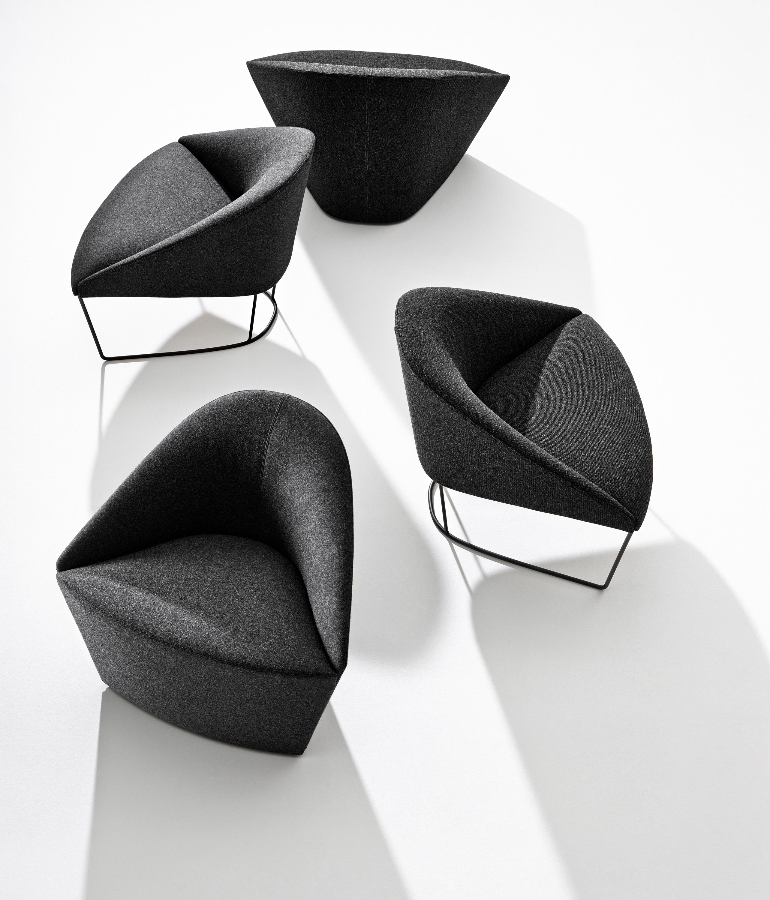 Colina Armchairs by Arper