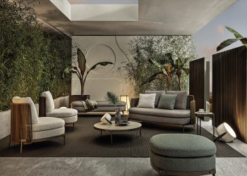 Tape Cord Outdoor Seating Collection by Nendo for Minotti