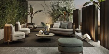 Tape Cord Outdoor Seating Collection by Nendo for Minotti
