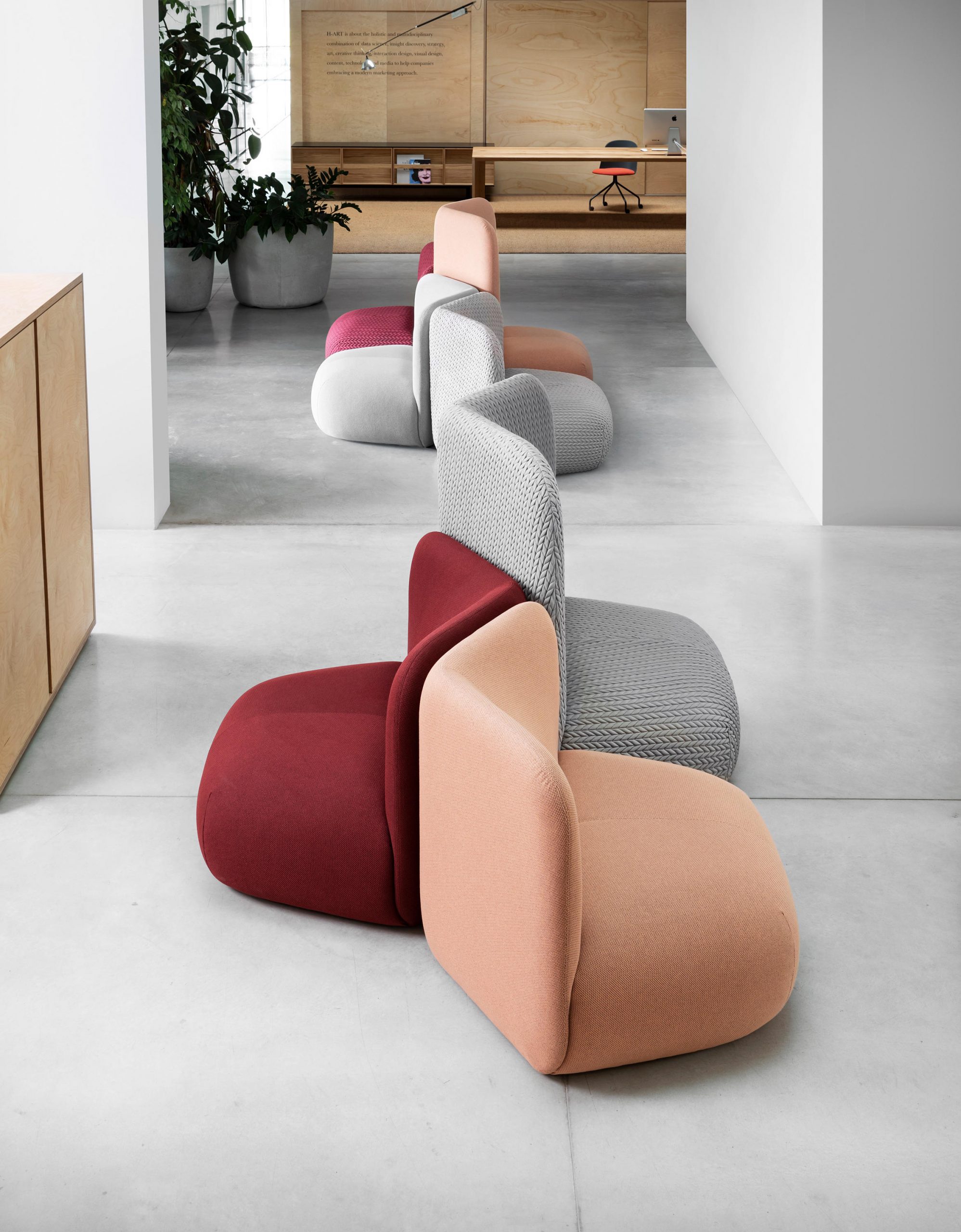 Botera Modular Seating by Miniforms