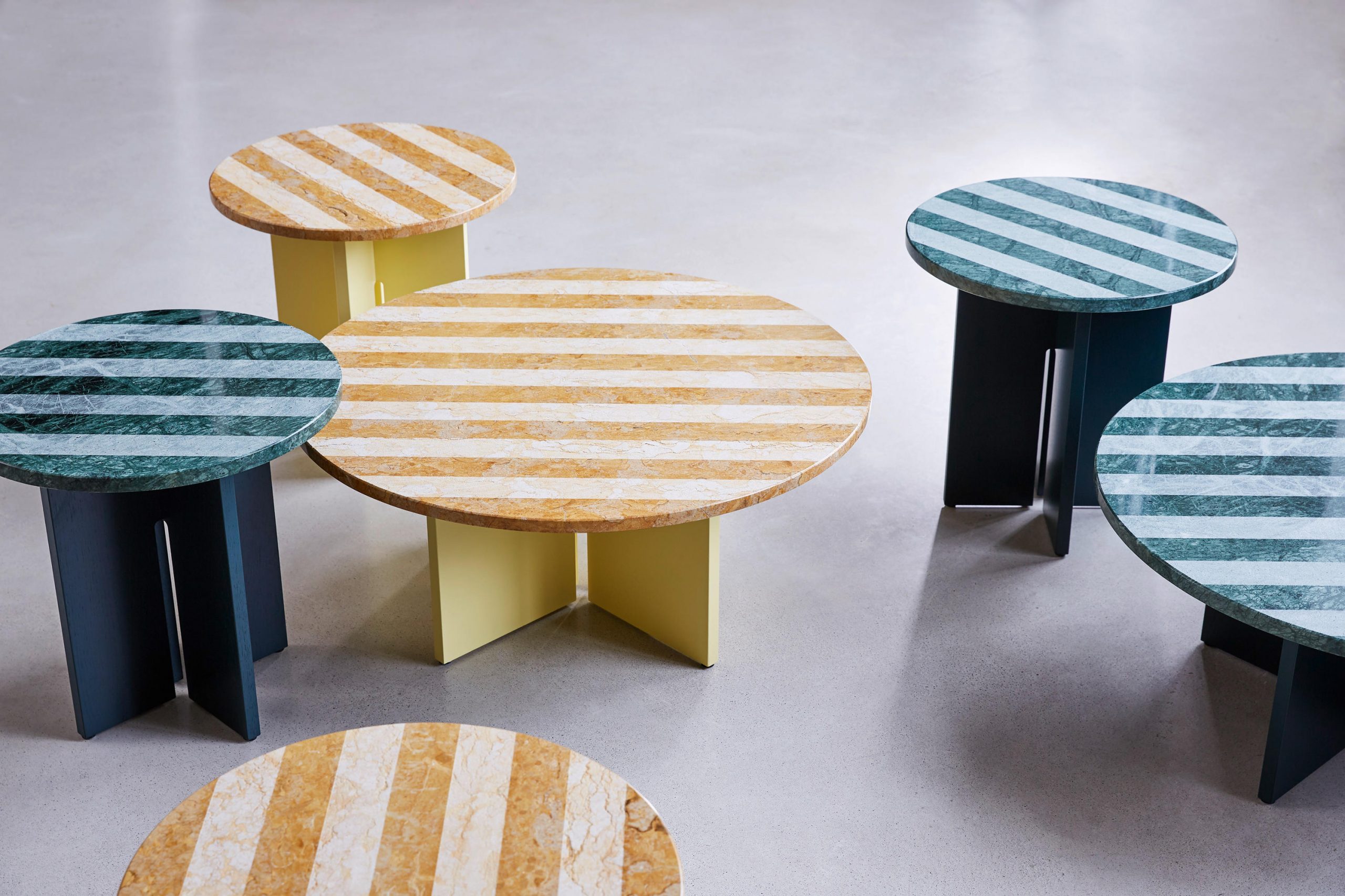Sediment Tables by Studio Besau Marguerre for Favius