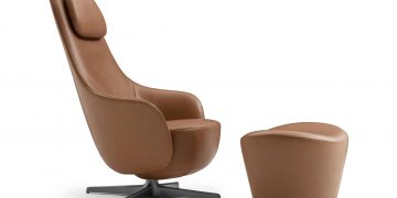 Harbor Laidback Armchair by Naoto Fukasawa for B&B Italia