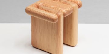 Trilit Stool by Karl-Johan Hjerling for Snickeriet