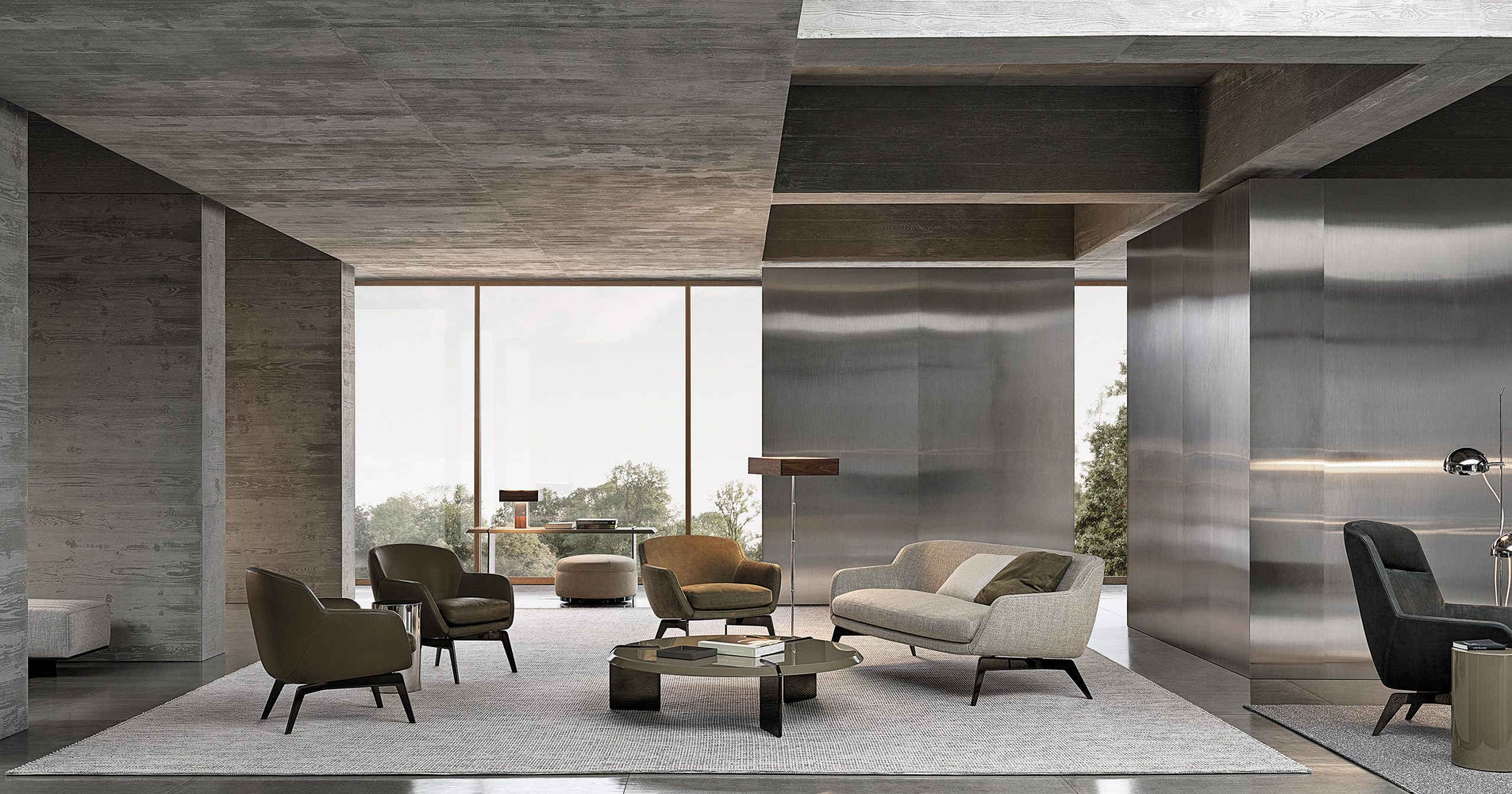 Belt Seating Collection by Rodolfo Dordoni for Minotti