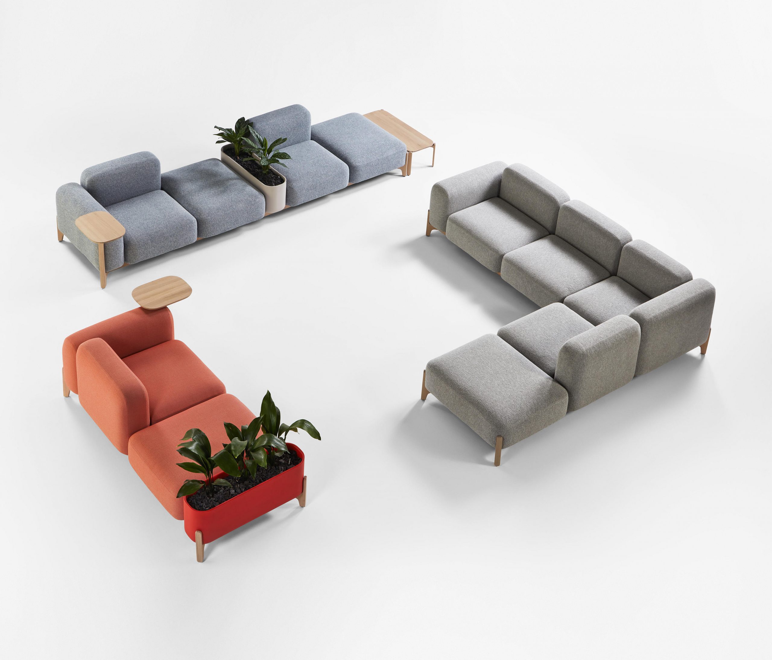Sabot Modular Sofa by Benjamin Hubert for Prostoria