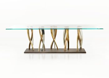 Il Pezzo 8 Glass Table by Cosimo Terzani & Barbara Bertocci for Il Pezzo Mancante