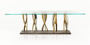 Il Pezzo 8 Glass Table by Cosimo Terzani & Barbara Bertocci for Il Pezzo Mancante