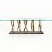 Il Pezzo 8 Glass Table by Cosimo Terzani & Barbara Bertocci for Il Pezzo Mancante