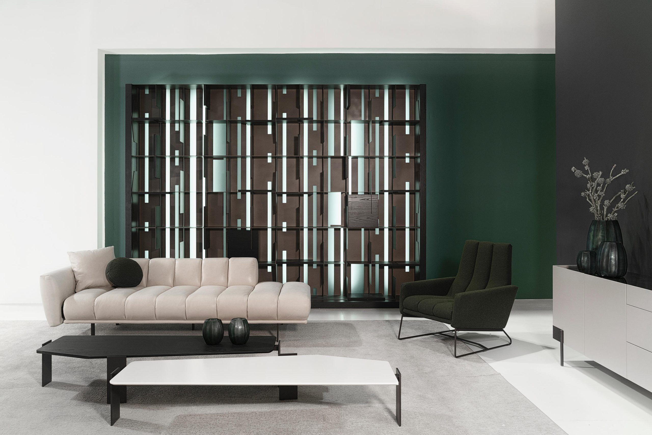 Blockbau Sofa by Maurizio Manzoni for Cantori