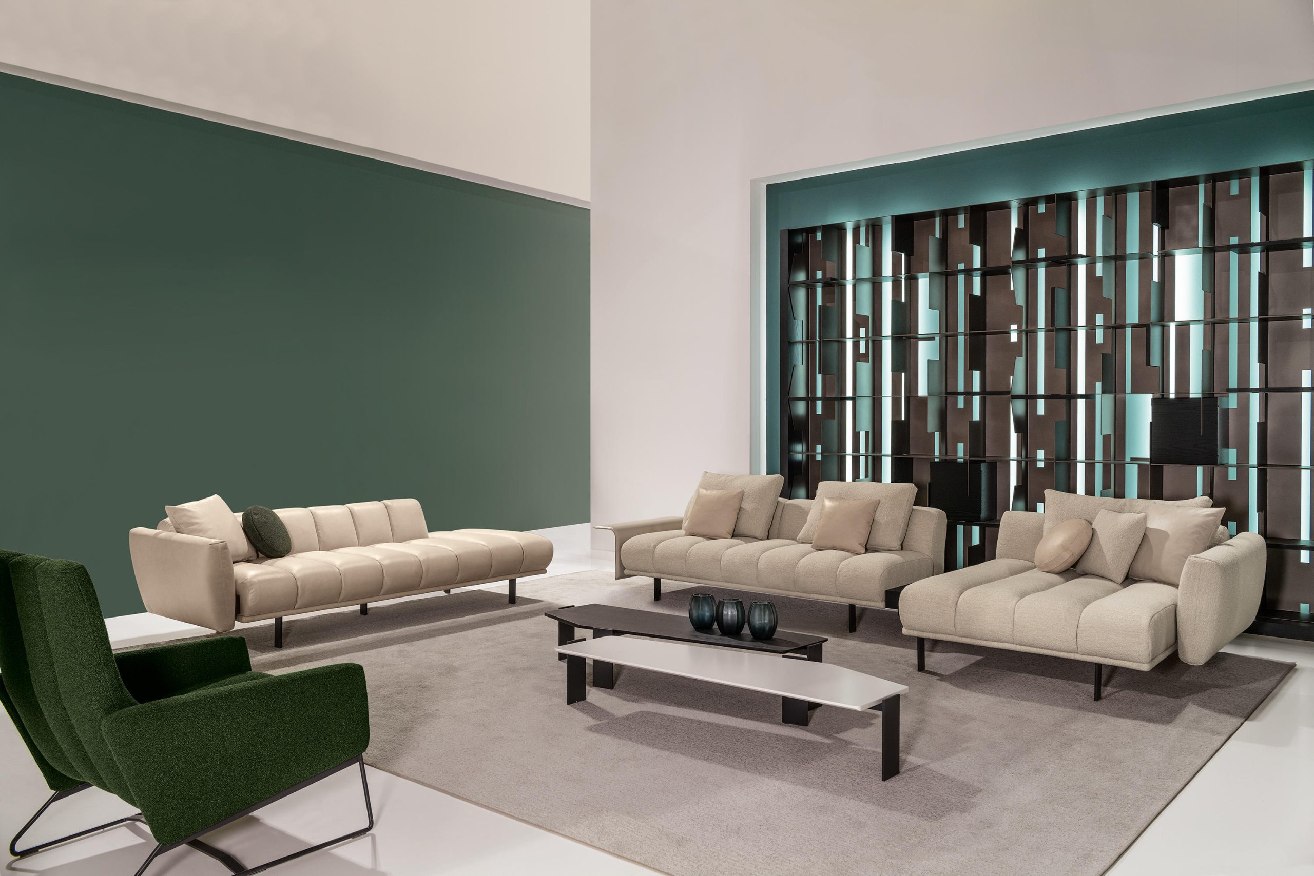 Blockbau Sofa by Maurizio Manzoni for Cantori