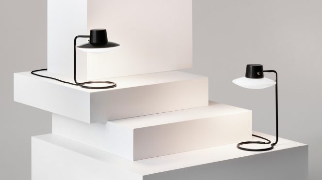 AJ Oxford Table Lamp by Arne Jacobsen for Louis Poulsen