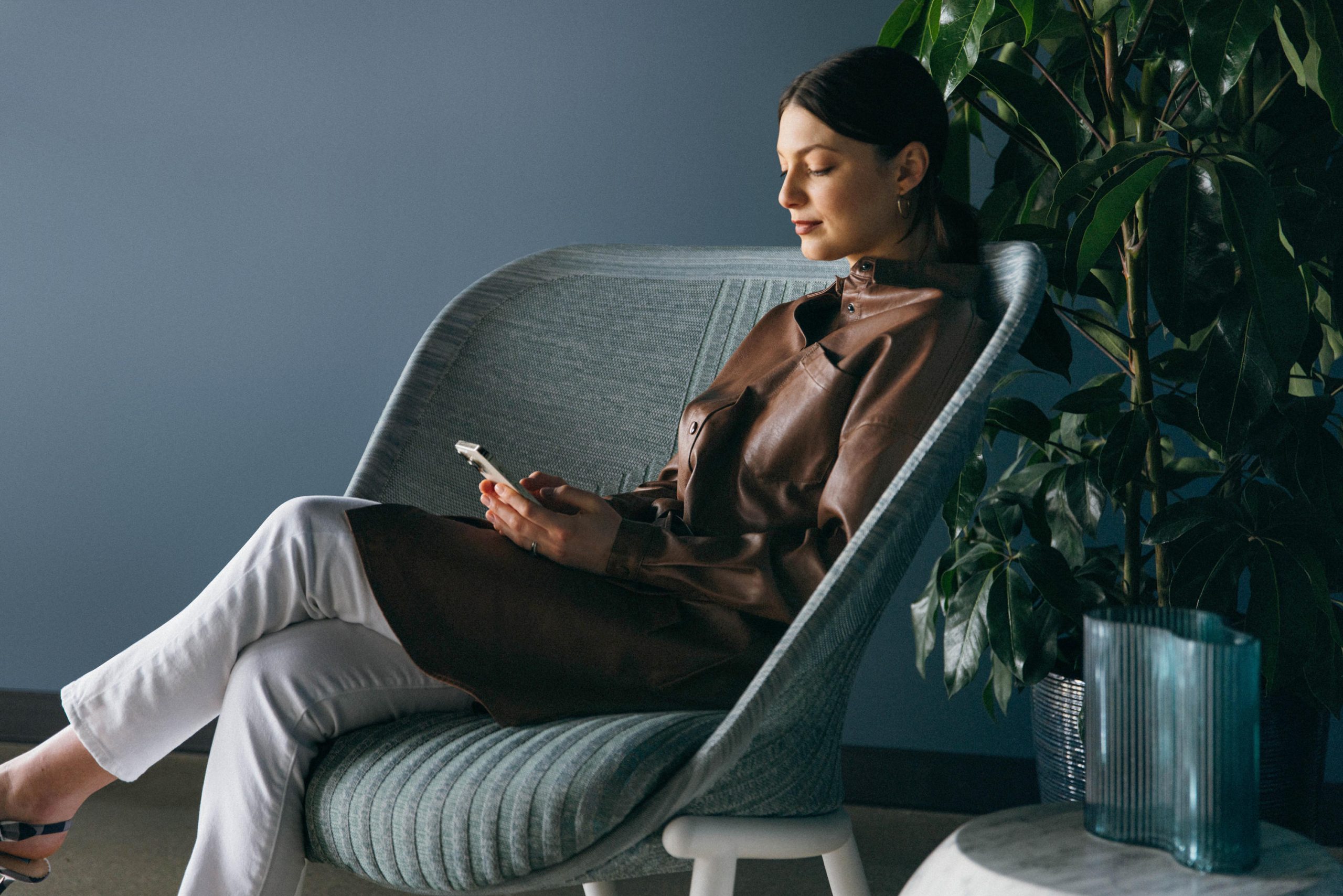 Cardigan Lounge Chair by Patricia Urquiola for Haworth