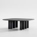 Curtain Couch Coffee Table by Läufer + Keichel for Zeitraum