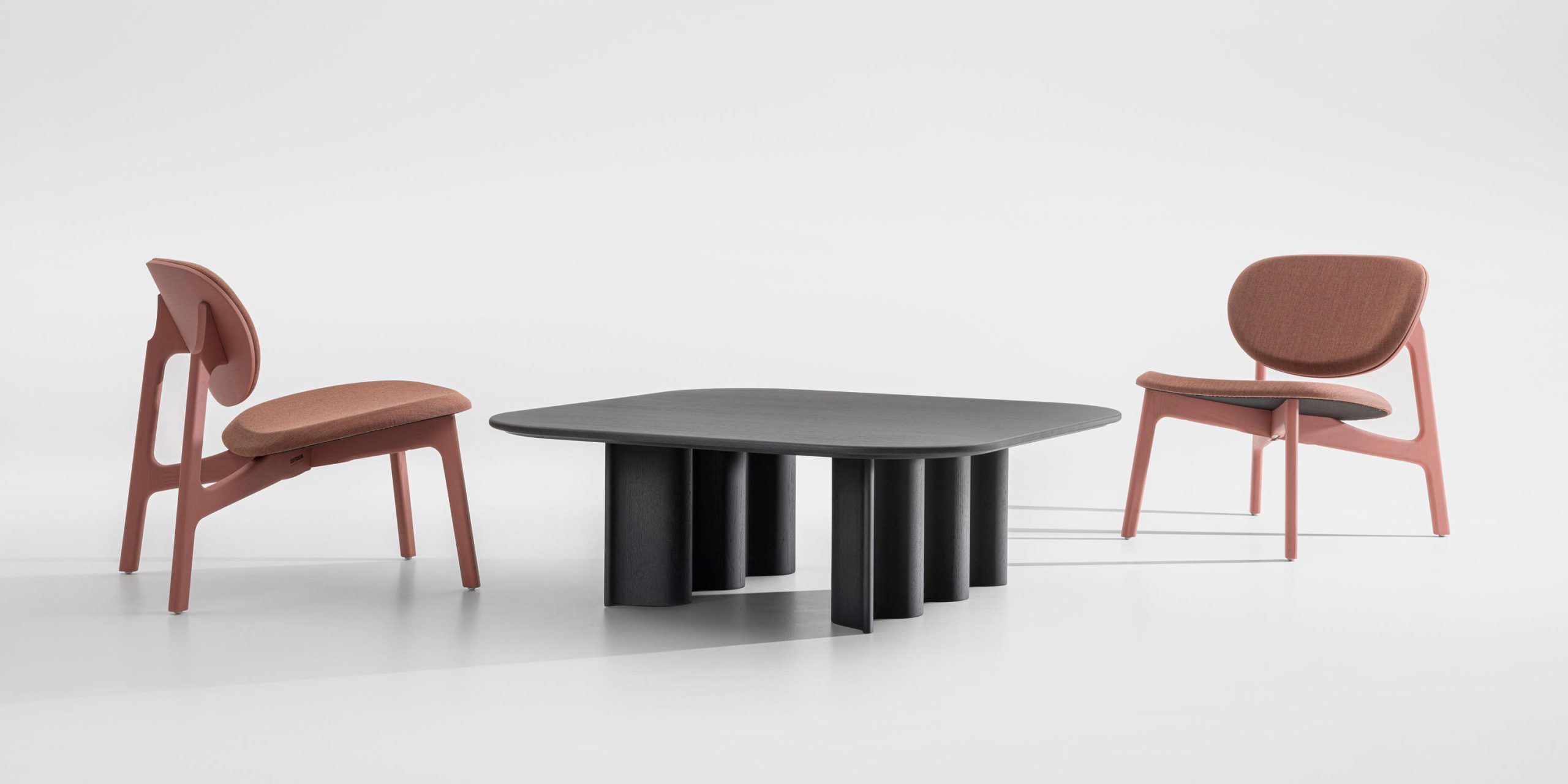 Curtain Couch Coffee Table by Läufer + Keichel for Zeitraum