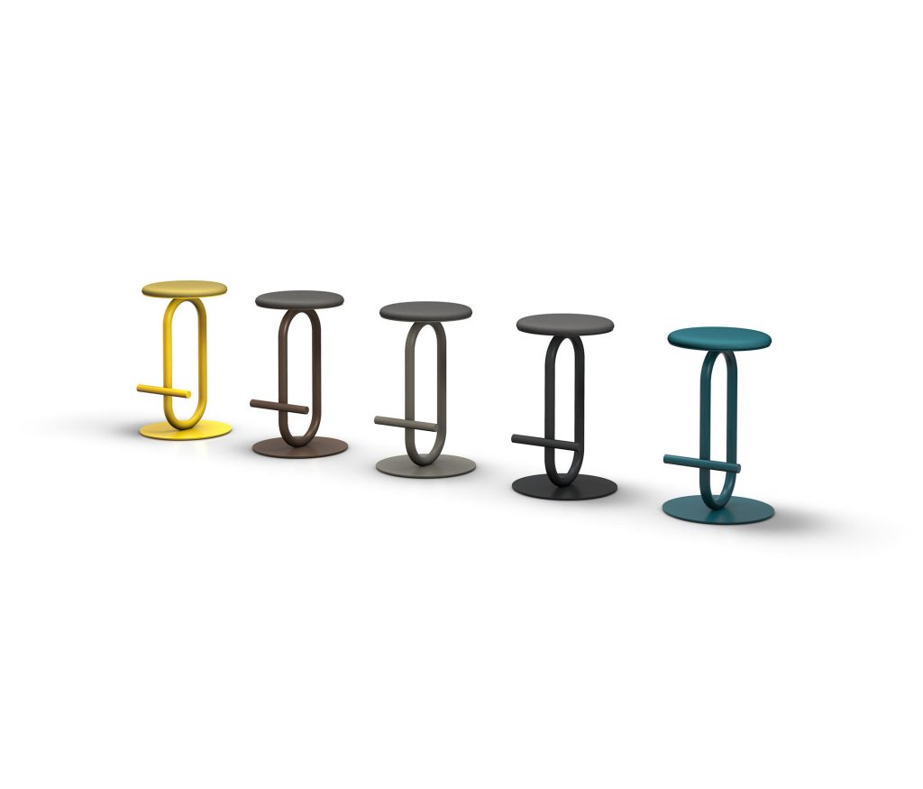 ZERO Bar Stools by Michael Schmidt for OCQ