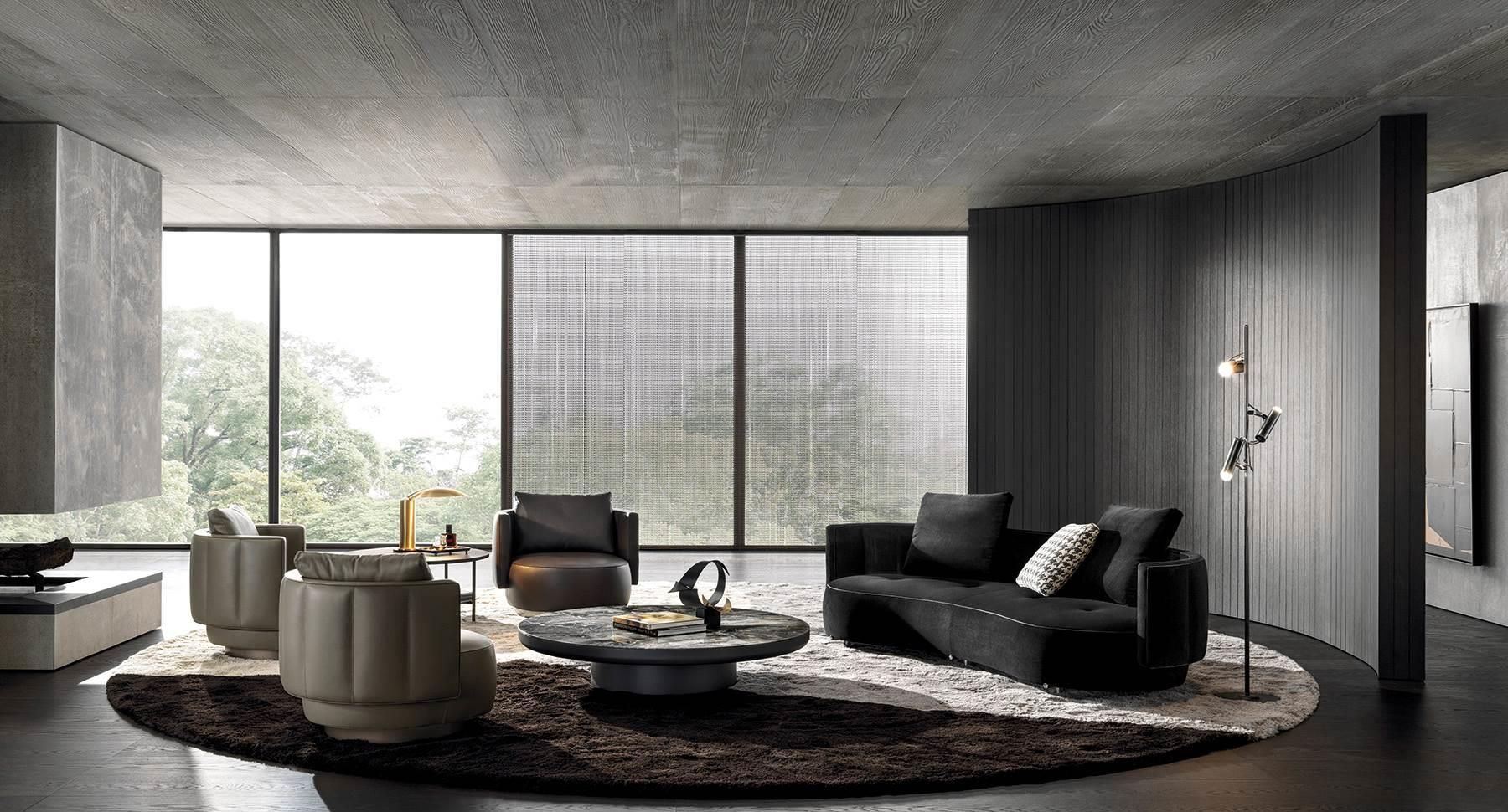 Torii Bold Seating Collection by Nendo for Minotti