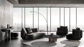 Torii Bold Seating Collection by Nendo for Minotti