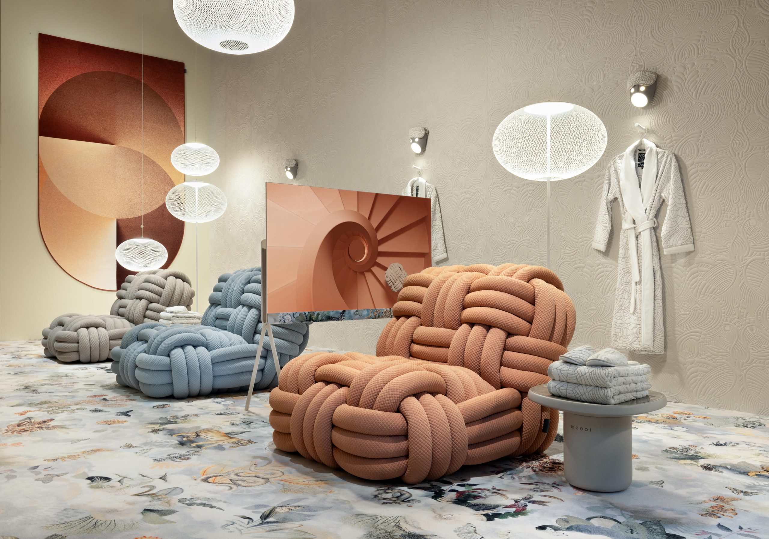 Knitty Lounge Chair by Nika Zupanc for Moooi