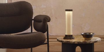 Portable Table Light by Will Earl for J. Adams & Co.