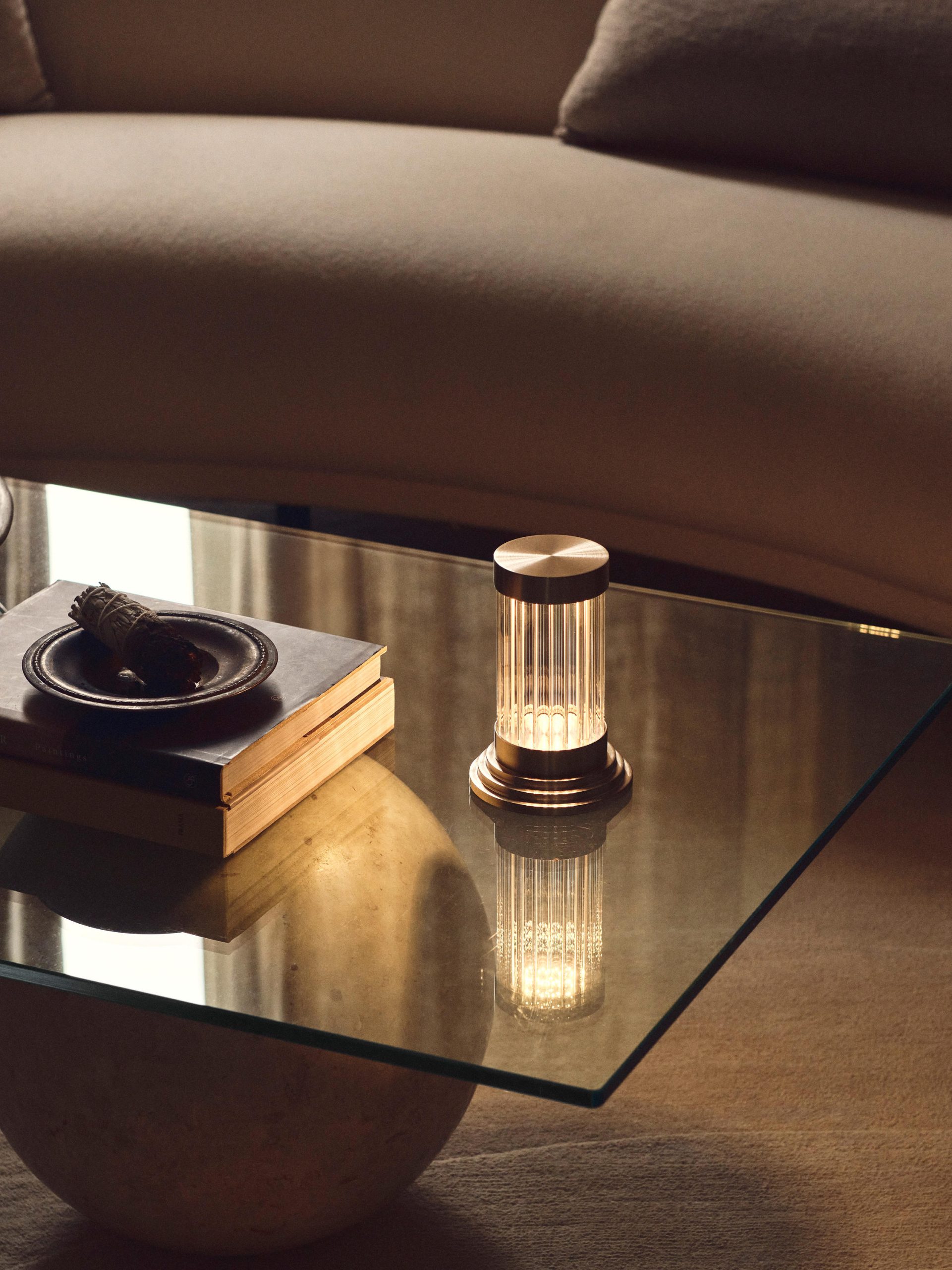 Portable Table Light by Will Earl for J. Adams & Co.