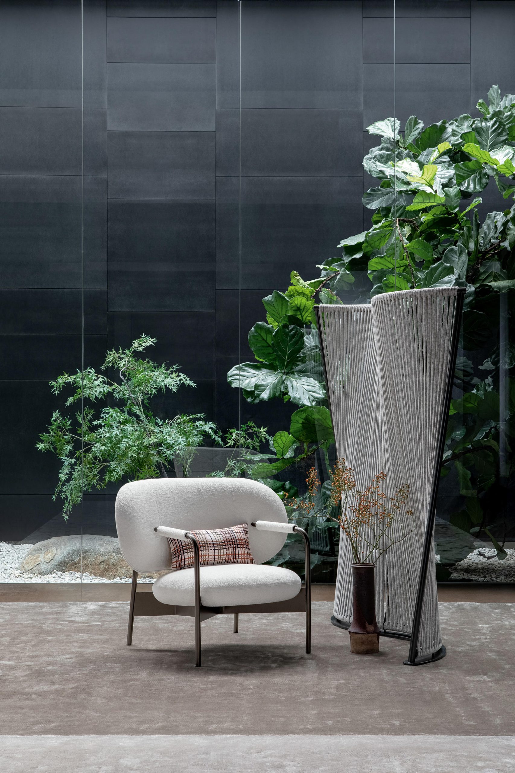 Cross Lounge Chair Armchairs by Alain Gilles for Bonaldo