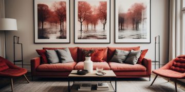 Matching Photo Canvas Prints To Your Furniture Color Scheme