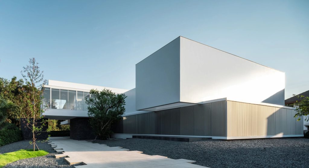 Dew House in Ubon Ratchathani, Thailand by Ayutt and Associates Design