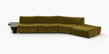 Ernest Sofa by Studio Massaud for Poliform
