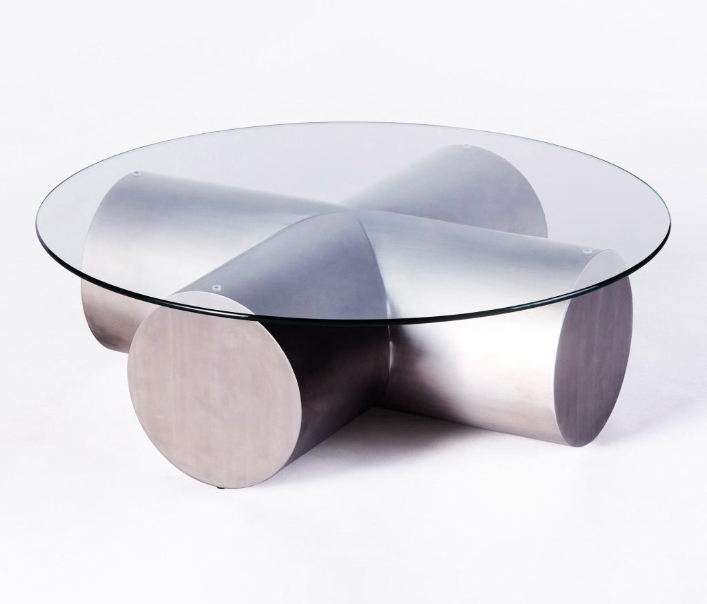 Cross Sofa Table by Lina & Edin Kjellvertz for Dustydeco