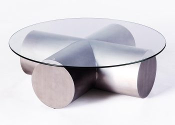 Cross Sofa Table by Lina & Edin Kjellvertz for Dustydeco