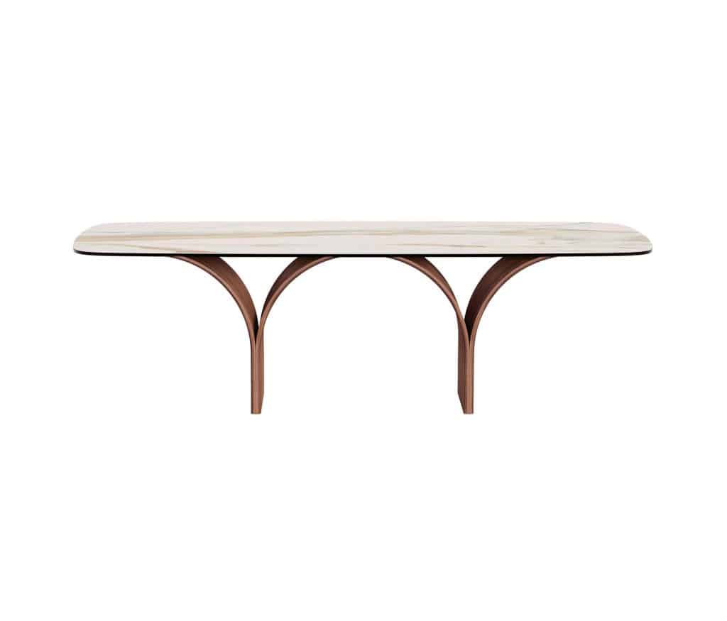 Arco Dining Table by Angelo Tomaiuolo for Tonin Casa
