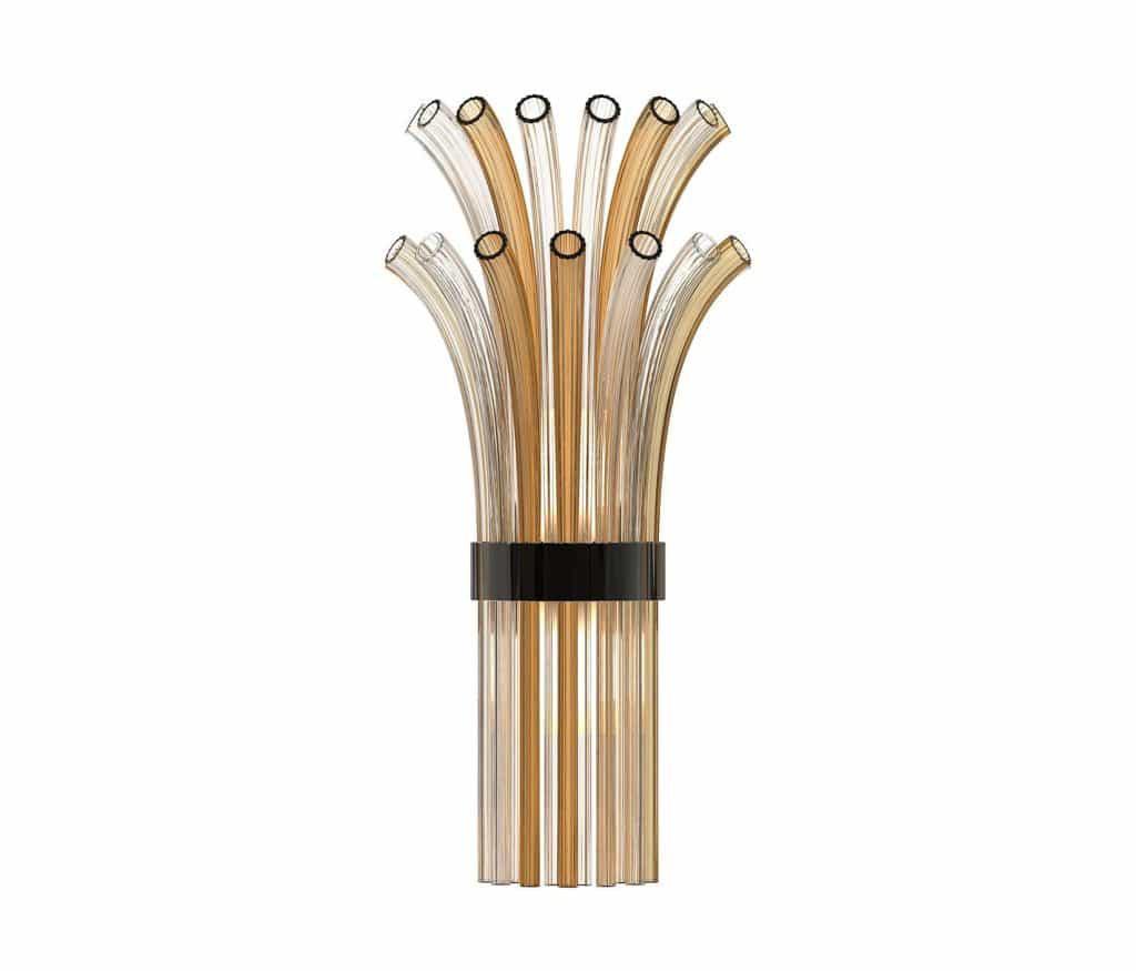MODIGLIANI Murano Glass Wall Sconce by Piumati