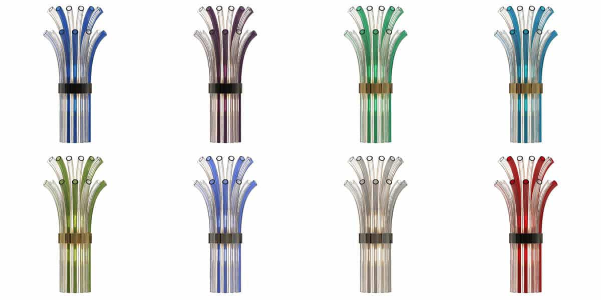 MODIGLIANI Murano Glass Wall Sconce by Piumati