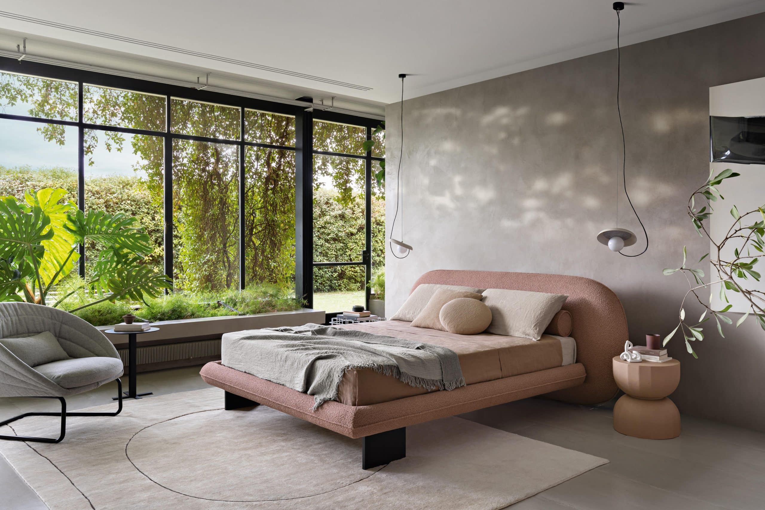 Wabi Bed by Alain Gilles for Saba Italia