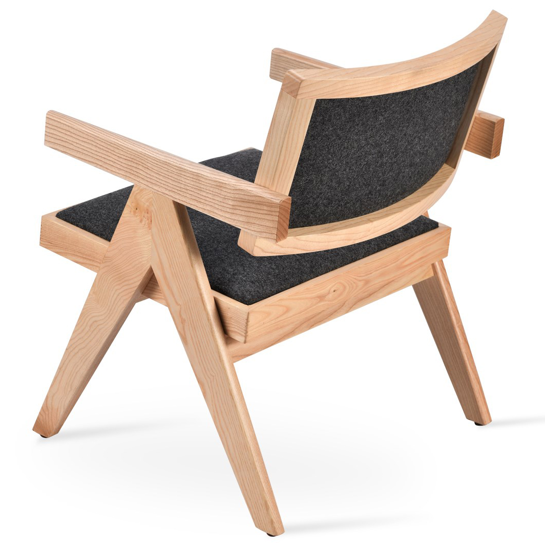 Pierre J Full Upholstery PU Lounge Armchair