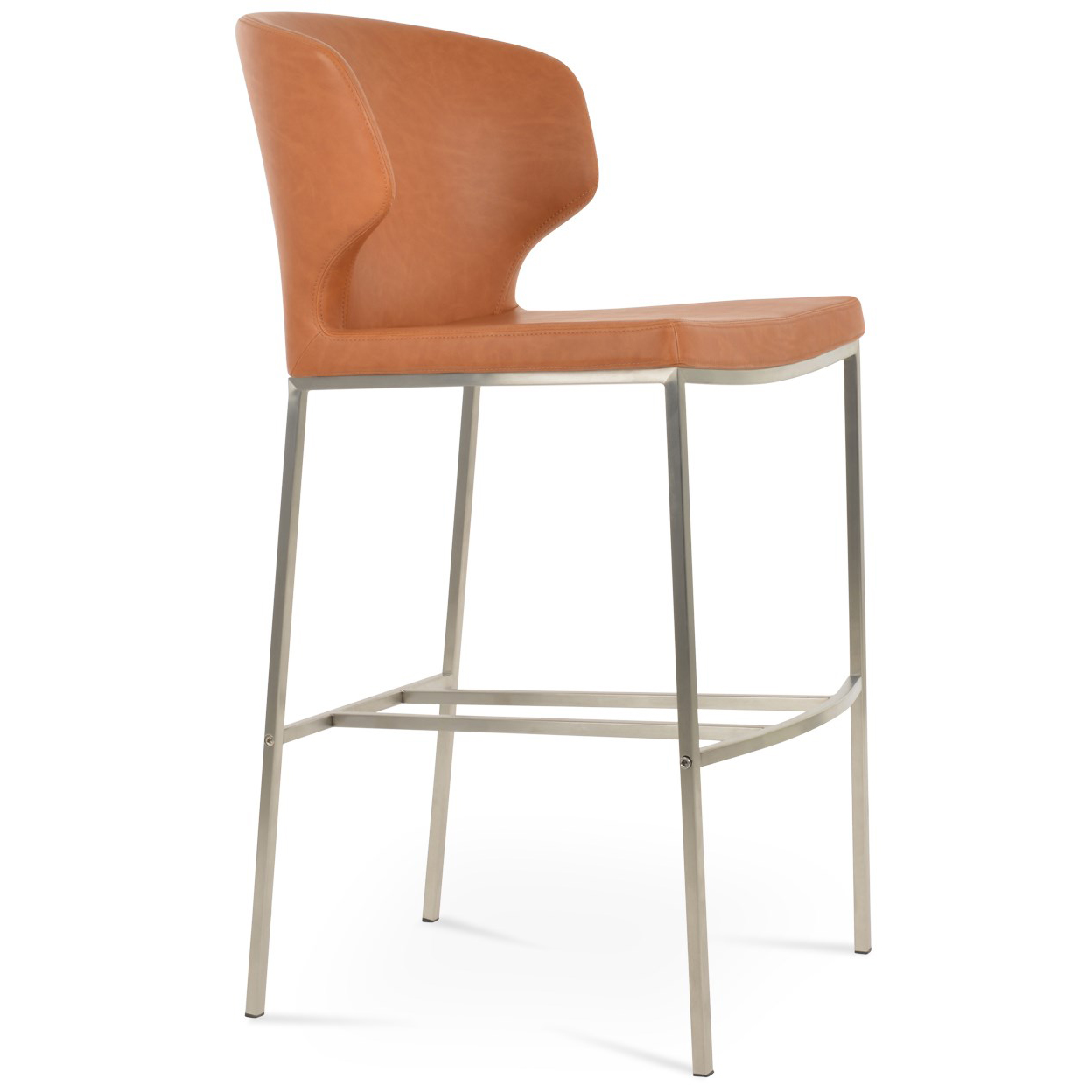 Amed +(Plus) Metal Bar Stool