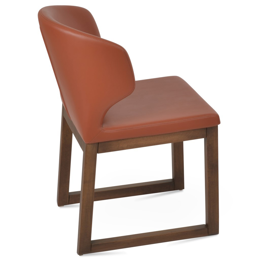 Amed Sled Wood Dining Chair