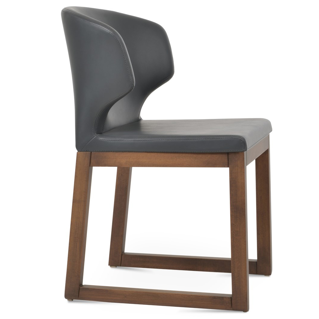 Amed Sled Wood Dining Chair