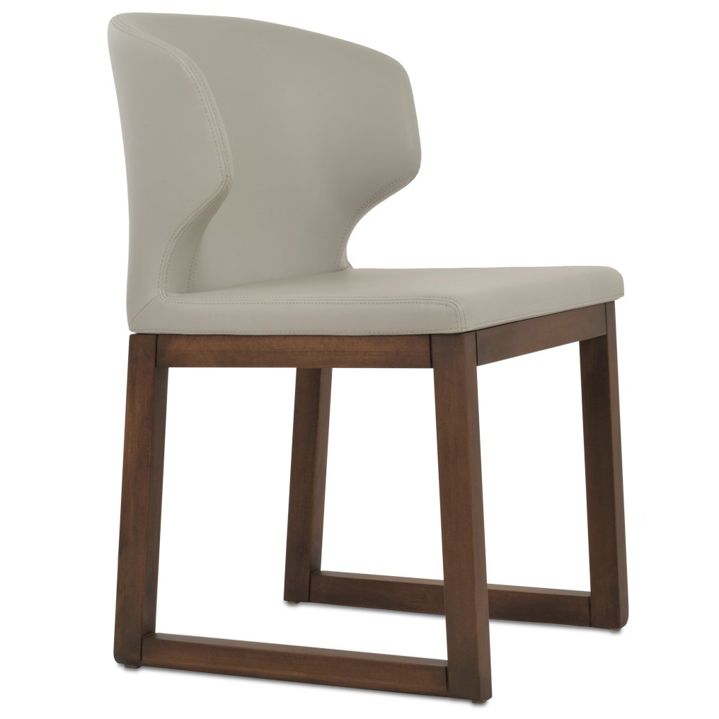 Amed Sled Wood Dining Chair