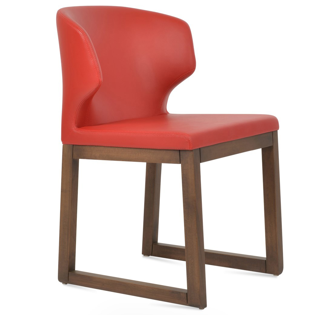 Amed Sled Wood Dining Chair