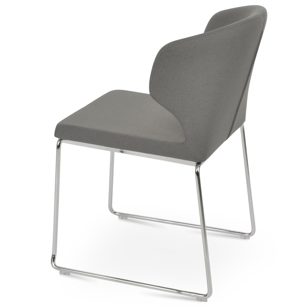 Amed Wire Stackable Dining Chair