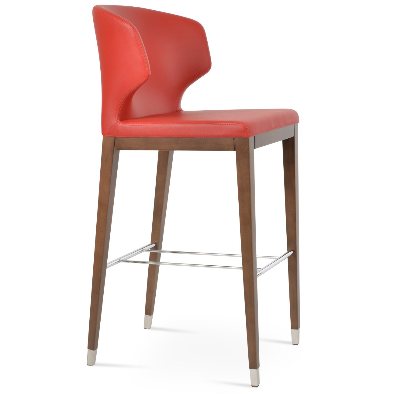 Amed Wood Bar Stool