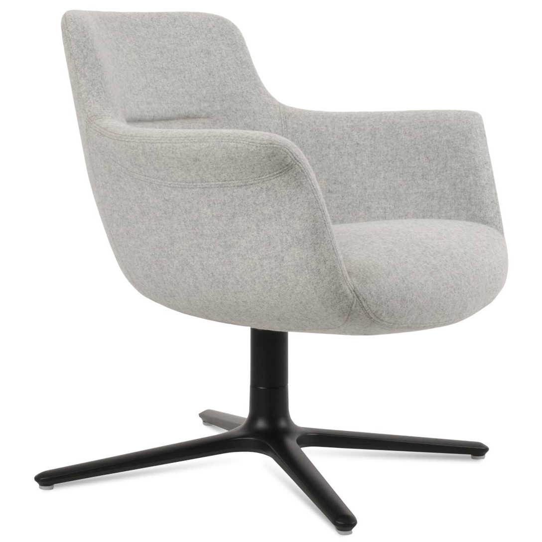 Bottega Oval Swivel Lounge Chair