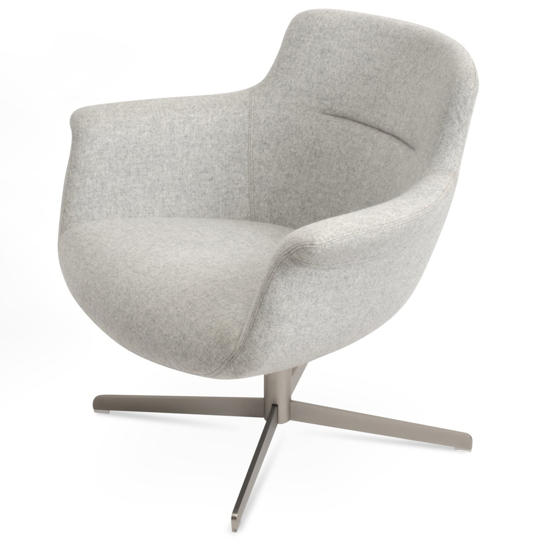 Bottega 4 Star Swivel Lounge Chair